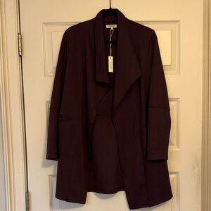 Brand New With Tags Max Studio Rich Burgundy Trench Coat